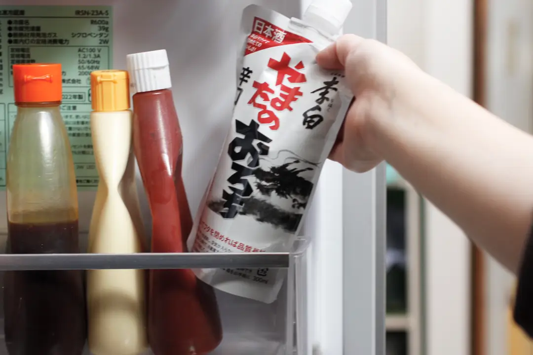 李白パウチのおすすめポイント②冷蔵庫でもしまいやすい